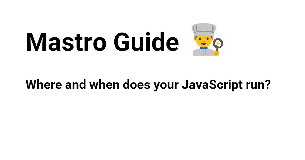 JavaScript: client-side vs server-side, SSG vs SSR, SPA vs MPA | Mastro ...